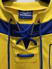 1993-95 Parma yellow retro jersey view 4