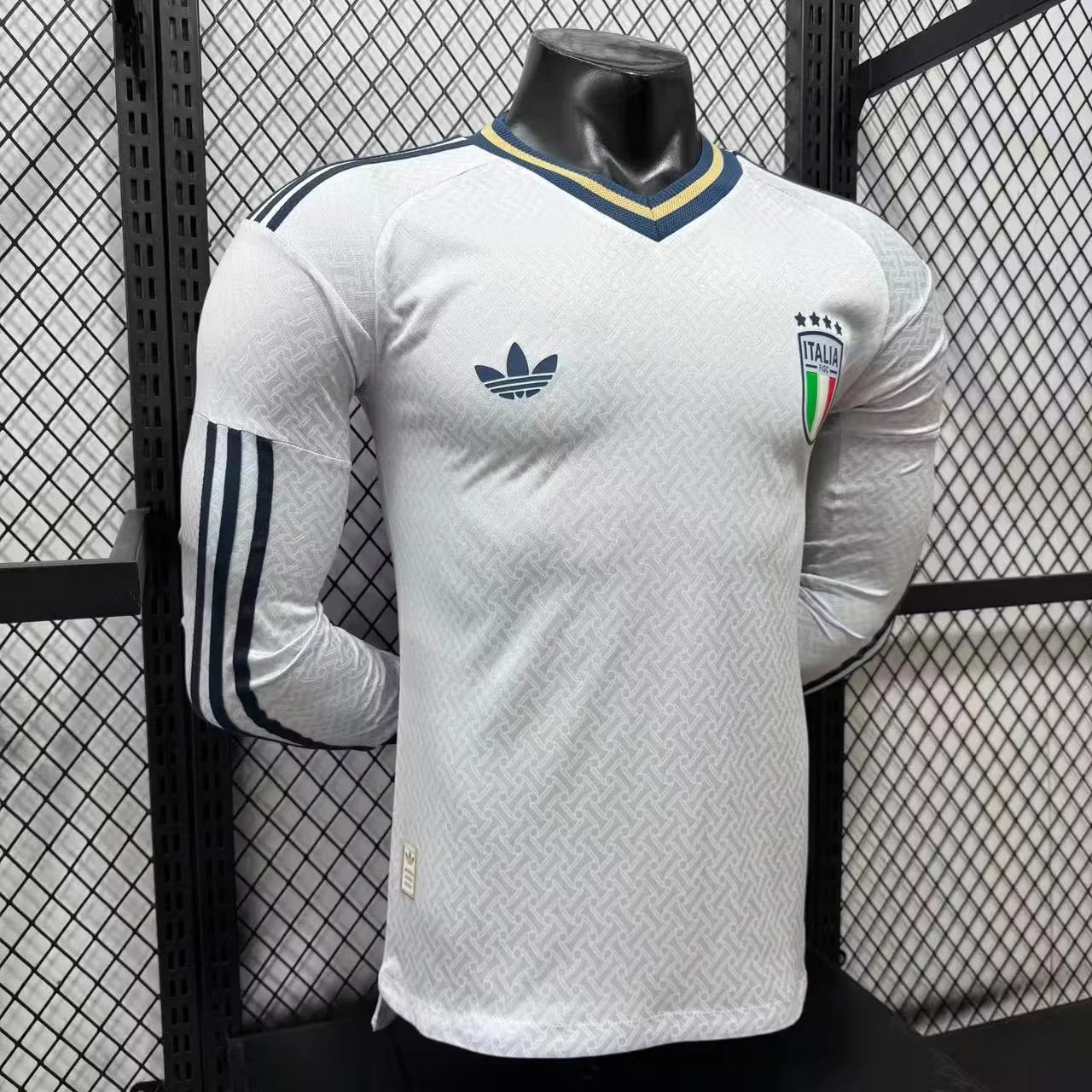 2026 Italy Away Long-Sleeve Jersey — Player Version view 9