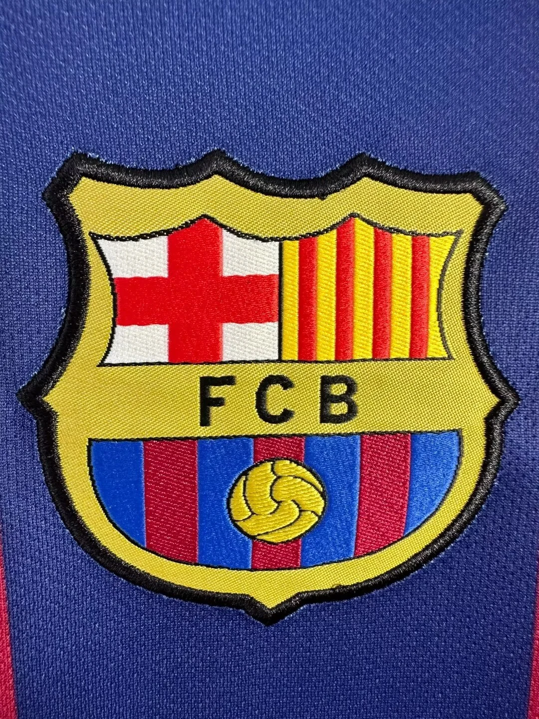 2014-15 Barcelona Home Long Sleeve Retro Jersey view 6