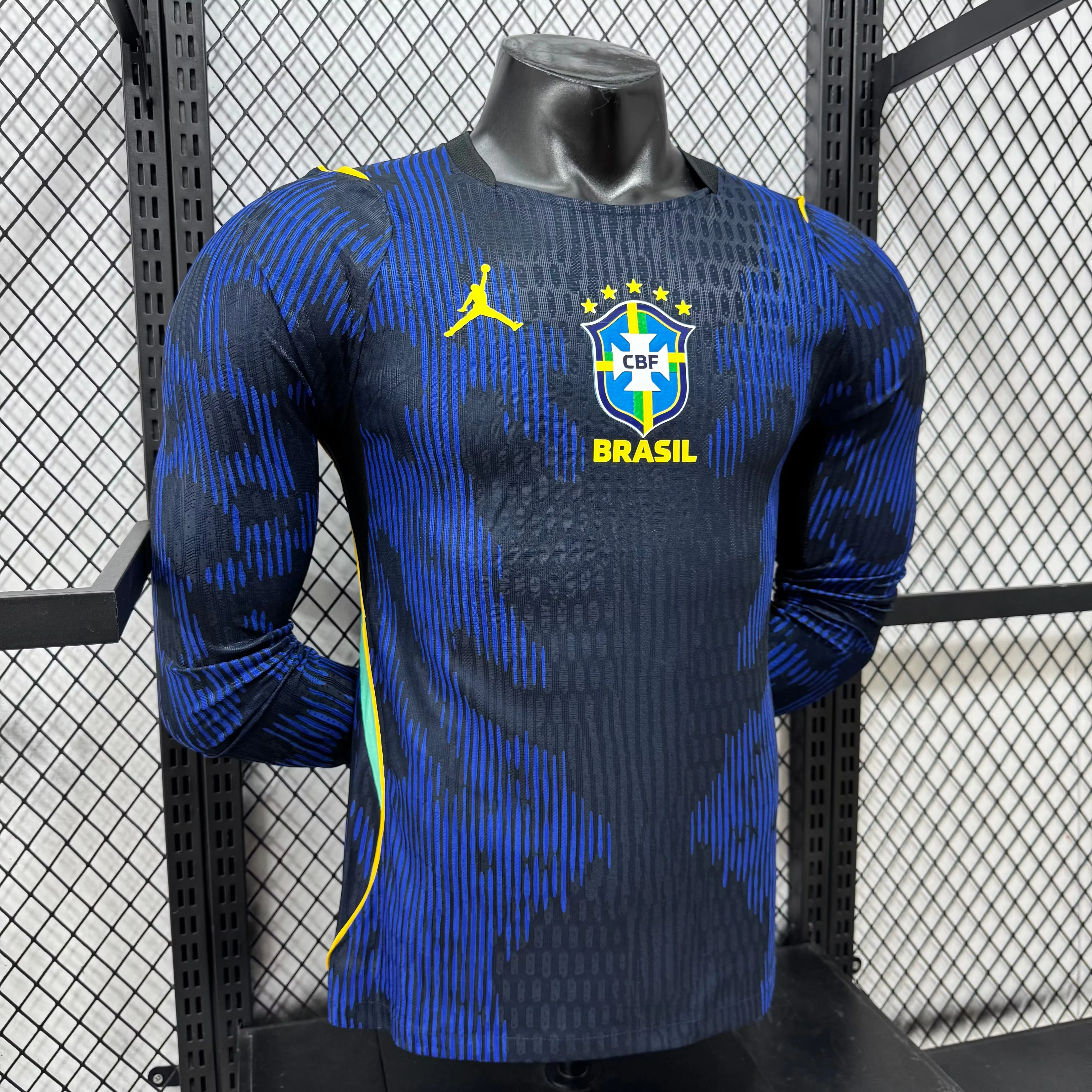 2026-27 Brazil Away Long-Sleeve Jersey - Player Version view 11