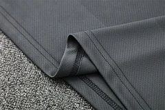2025-26 Real Madrid dark grey short-sleeved training jersey view 3
