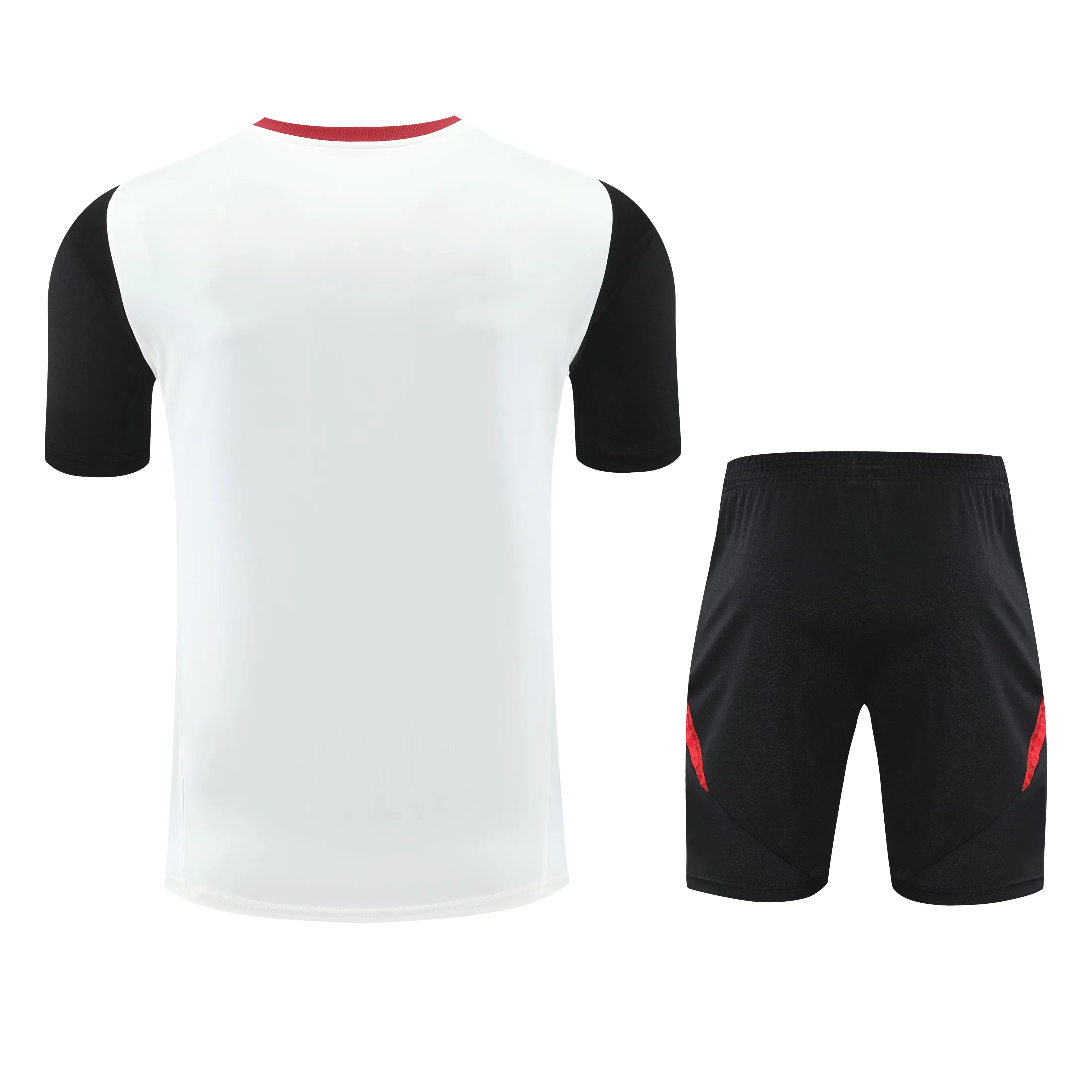 2025-26 Manchester United white short-sleeved training jersey view 2