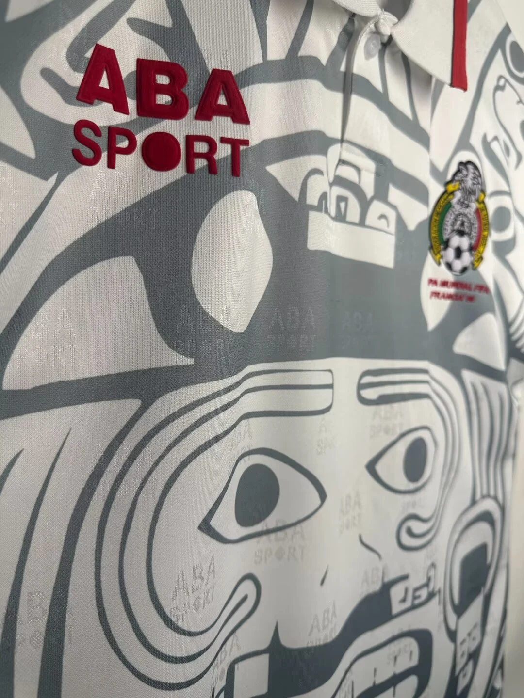 1998 Mexico Away Jacquard Retro Jersey view 5