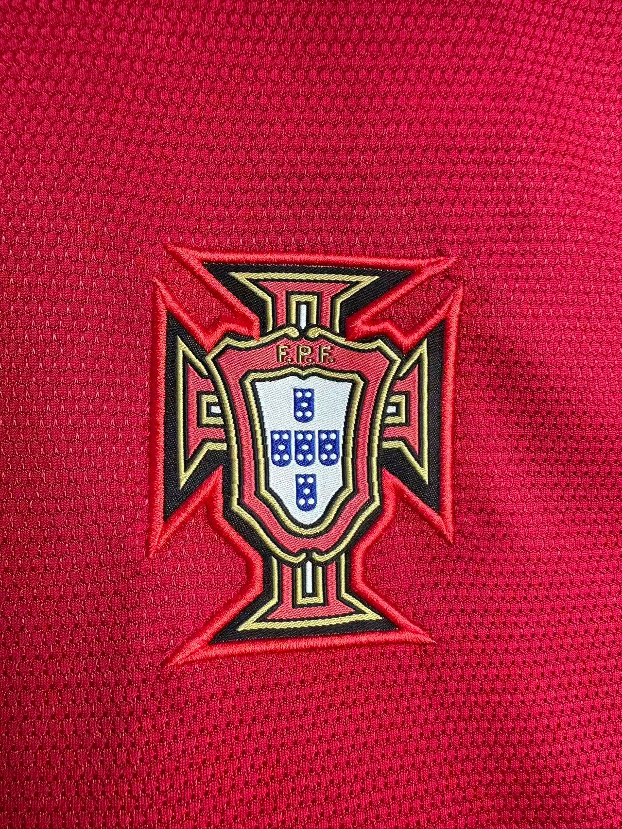 2012 Portugal Home Retro Jersey view 6