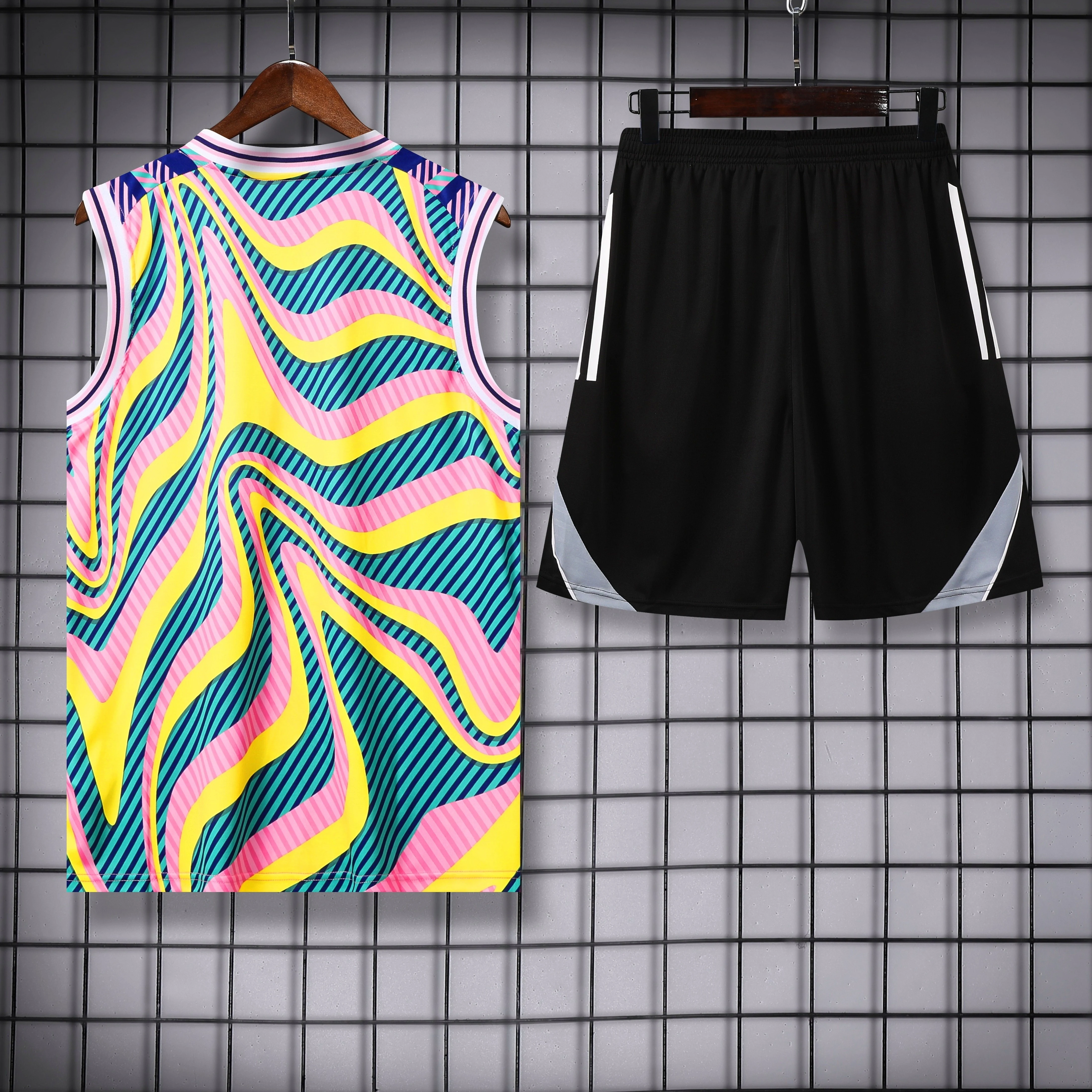 2025-26 Real Madrid Training Vest Jersey view 2