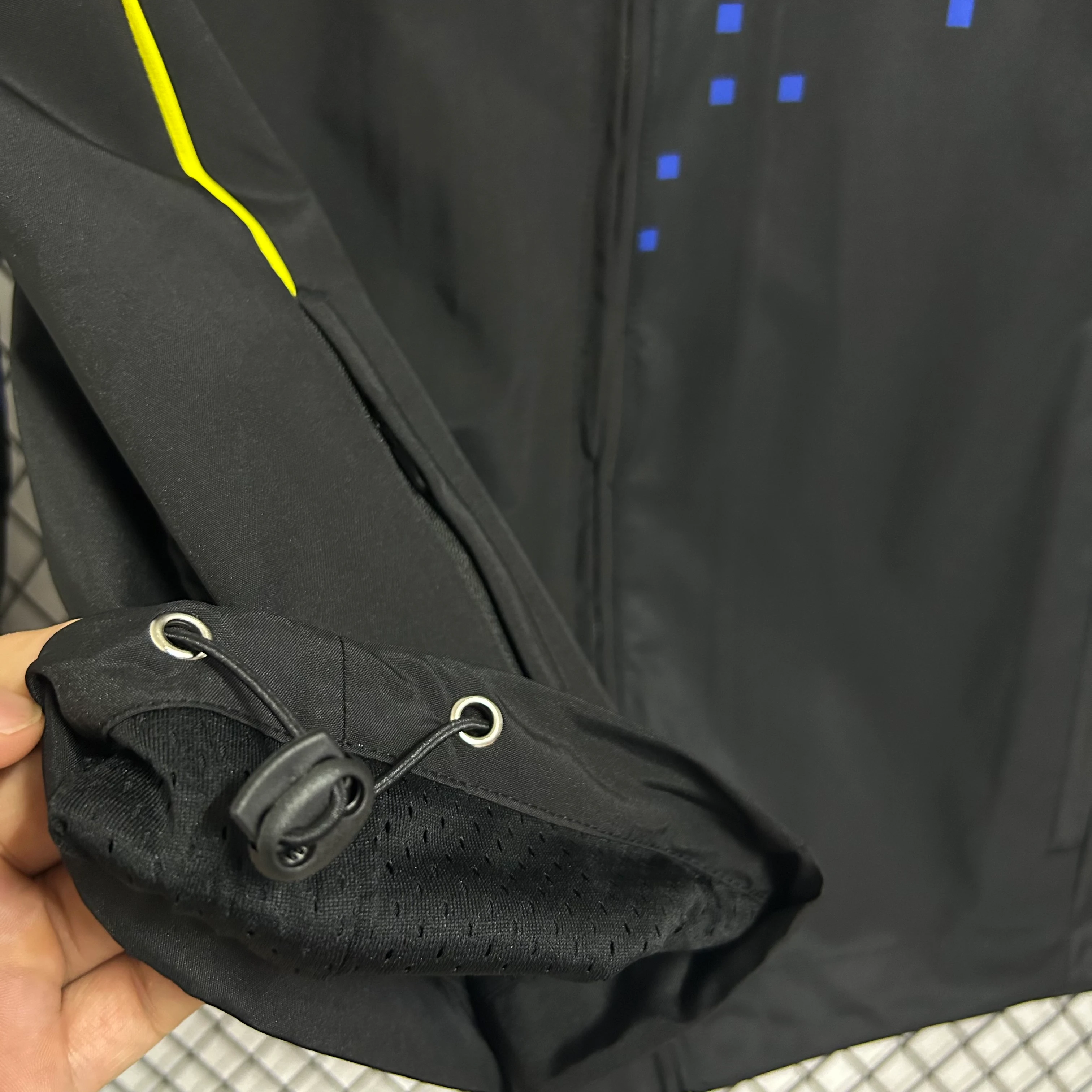 2026-27 Chelsea Black Waterproof Training Windbreaker view 5