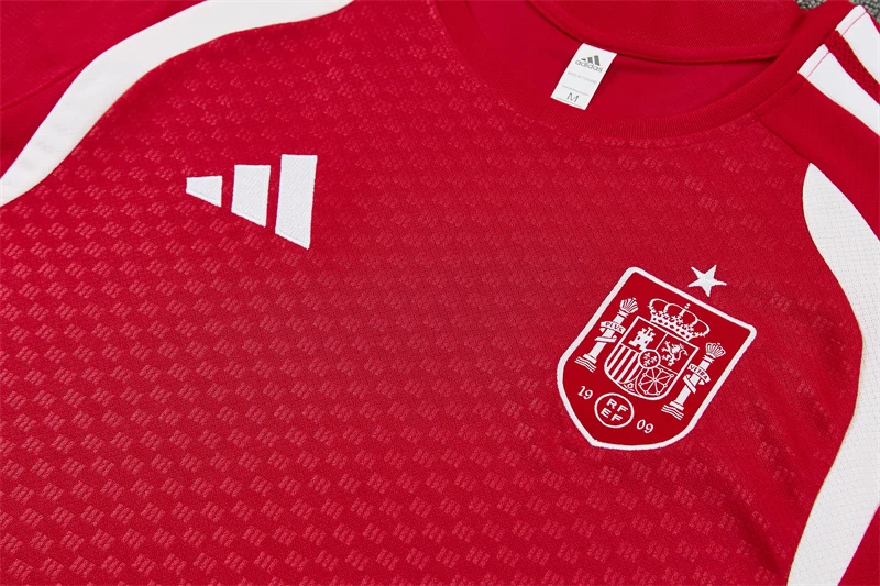 2026-27 Spain Red Short-Sleeve Training Jersey view 9