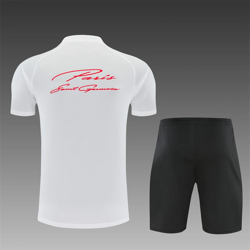 2026-27 Paris White Short-Sleeve Training Jersey view 2