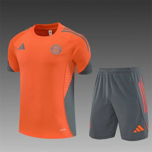 2025-26 Bayern Munich Orange Short Sleeve Training Jersey