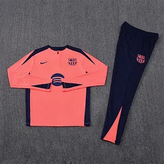 2025-26 Barcelona Orange Pink Half-Pack Training Jersey view 19