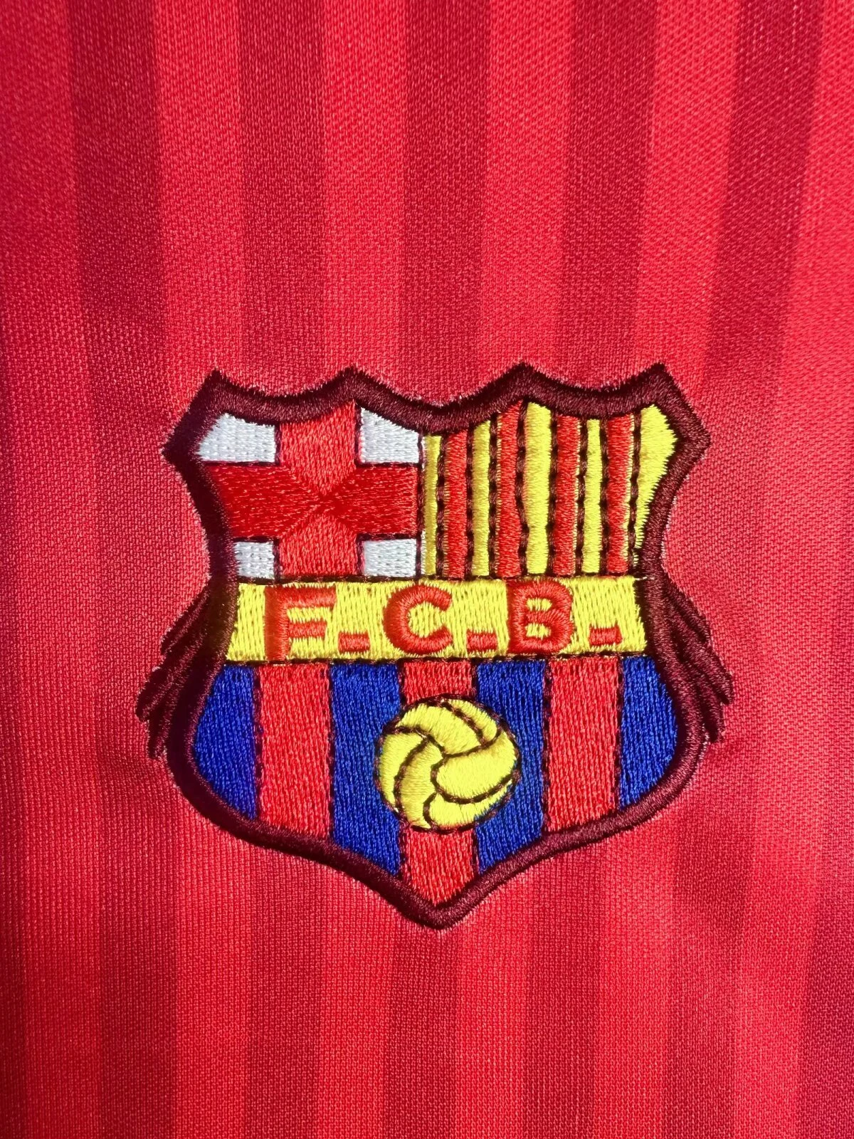 1989-92 Barcelona home retro jersey view 3