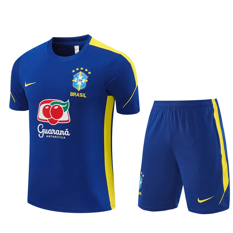 2026-27 Brazil Royal Blue Short-Sleeve Training Jersey view 13