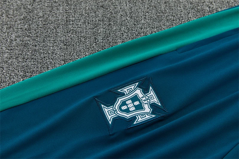 2026-27 Portugal Dark Green Half-Zip Training Top view 11