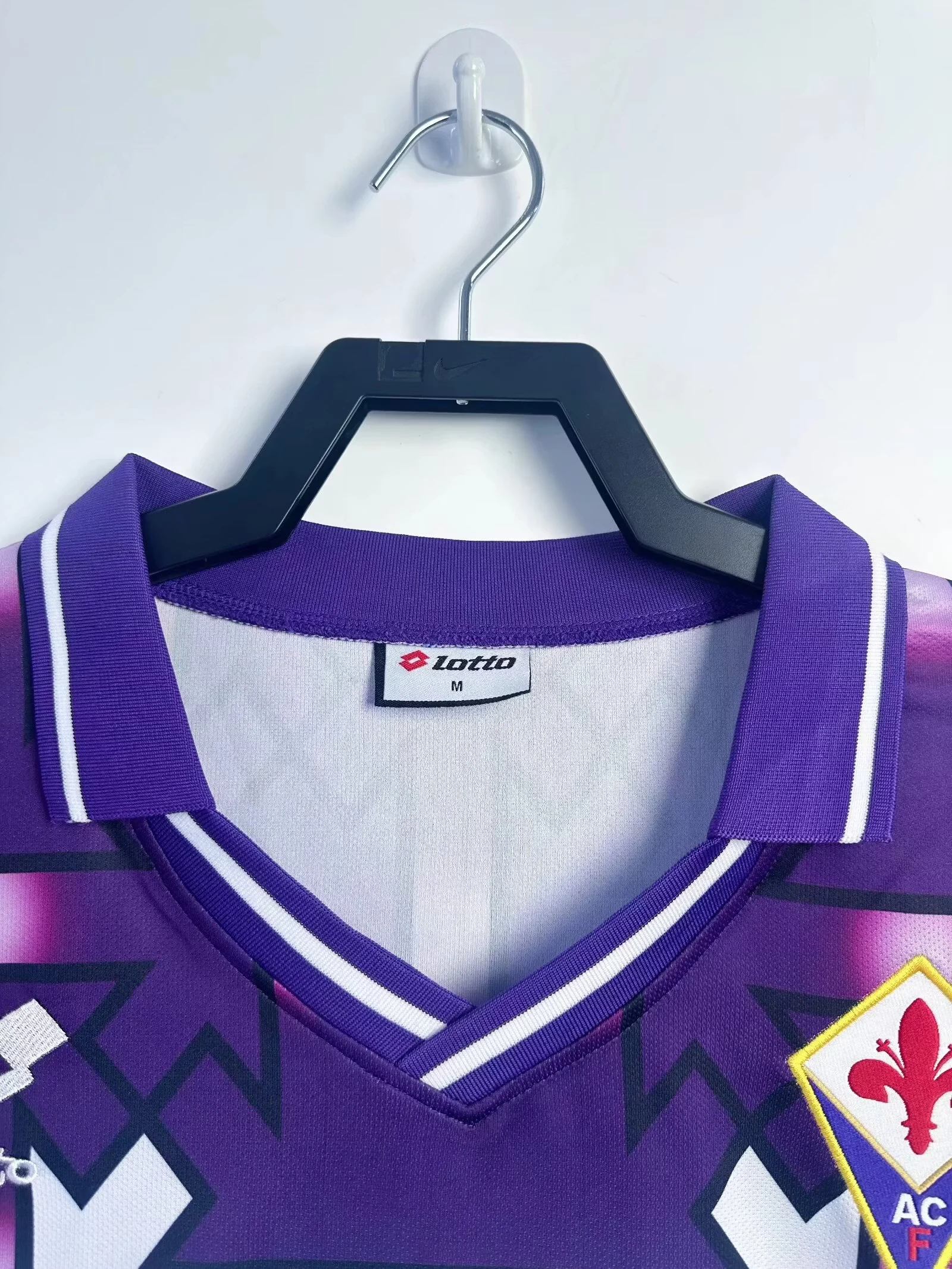1992-93 Fiorentina Away Long Sleeve Retro Jersey view 7