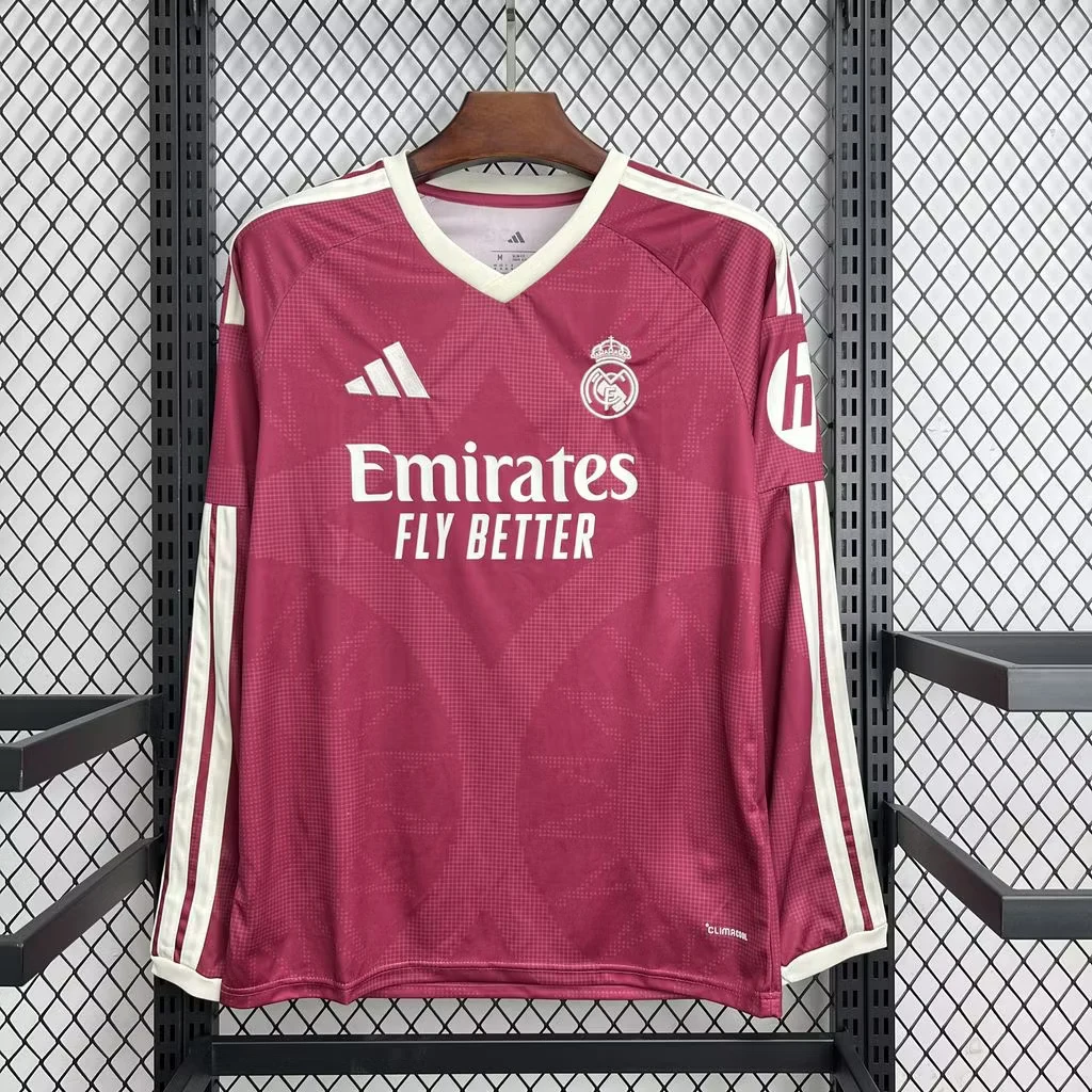 2026-27 Real Madrid Second Away Long-Sleeve Kit - Fan Edition