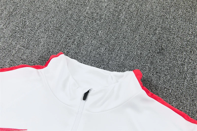 2026-27 Paris White Half-Zip Training Jersey view 12