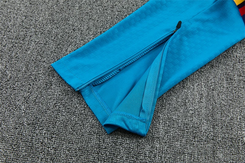 2026-27 Spain Royal Blue Half-Zip Training Jersey view 6