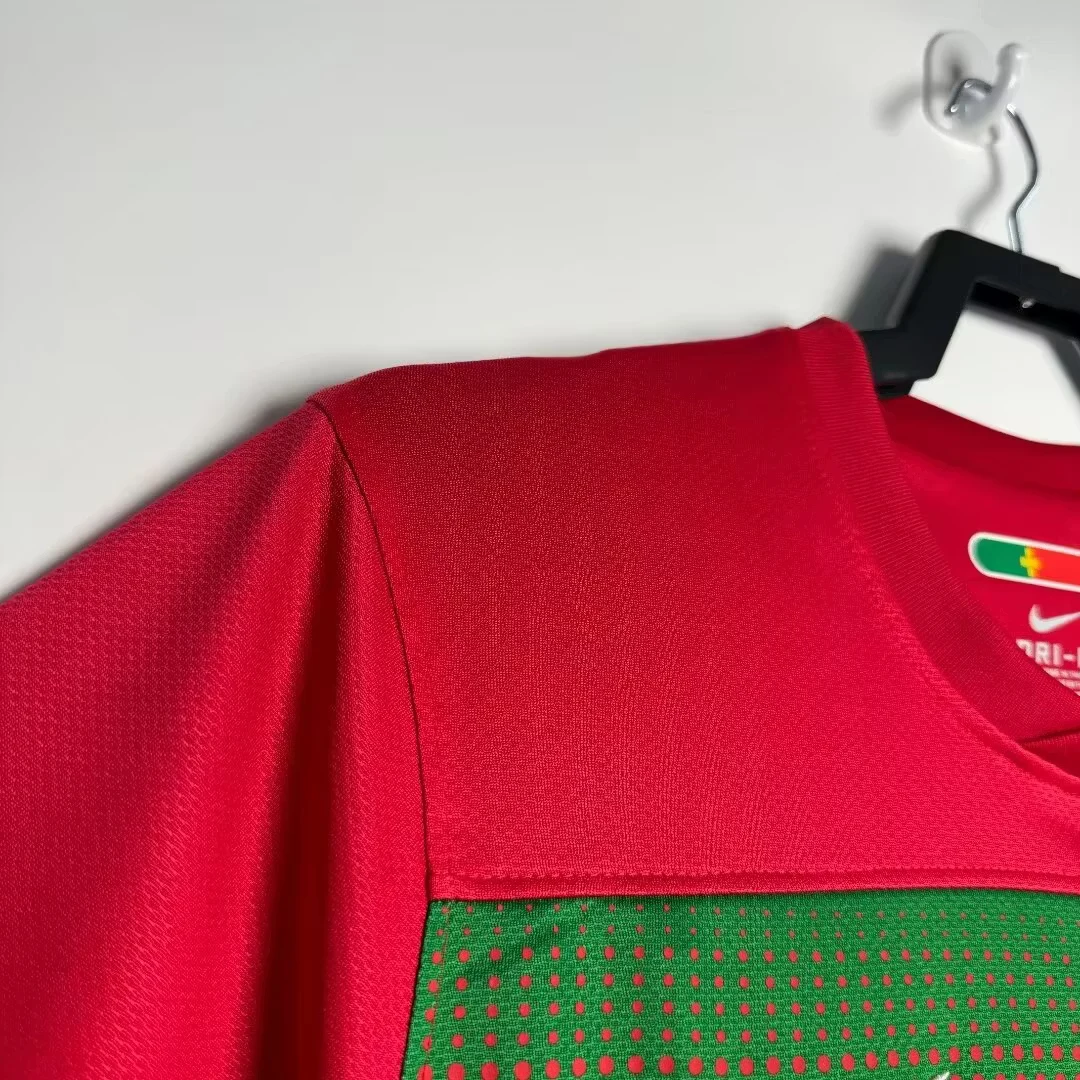 2010 Portugal Home Retro Jersey view 4