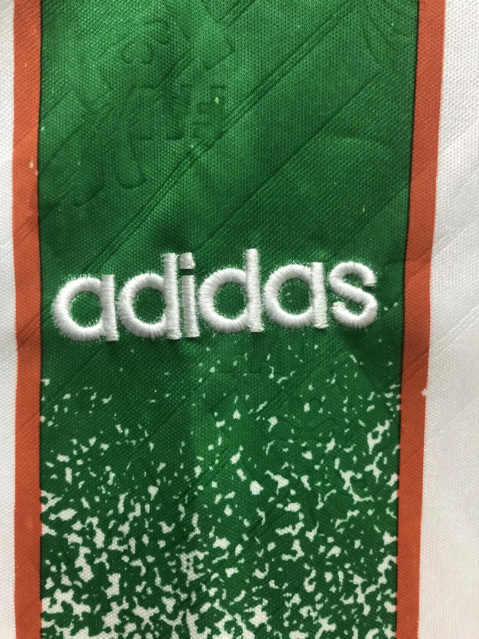 1994 Ireland Away Retro Jersey - with Advertisement view 7