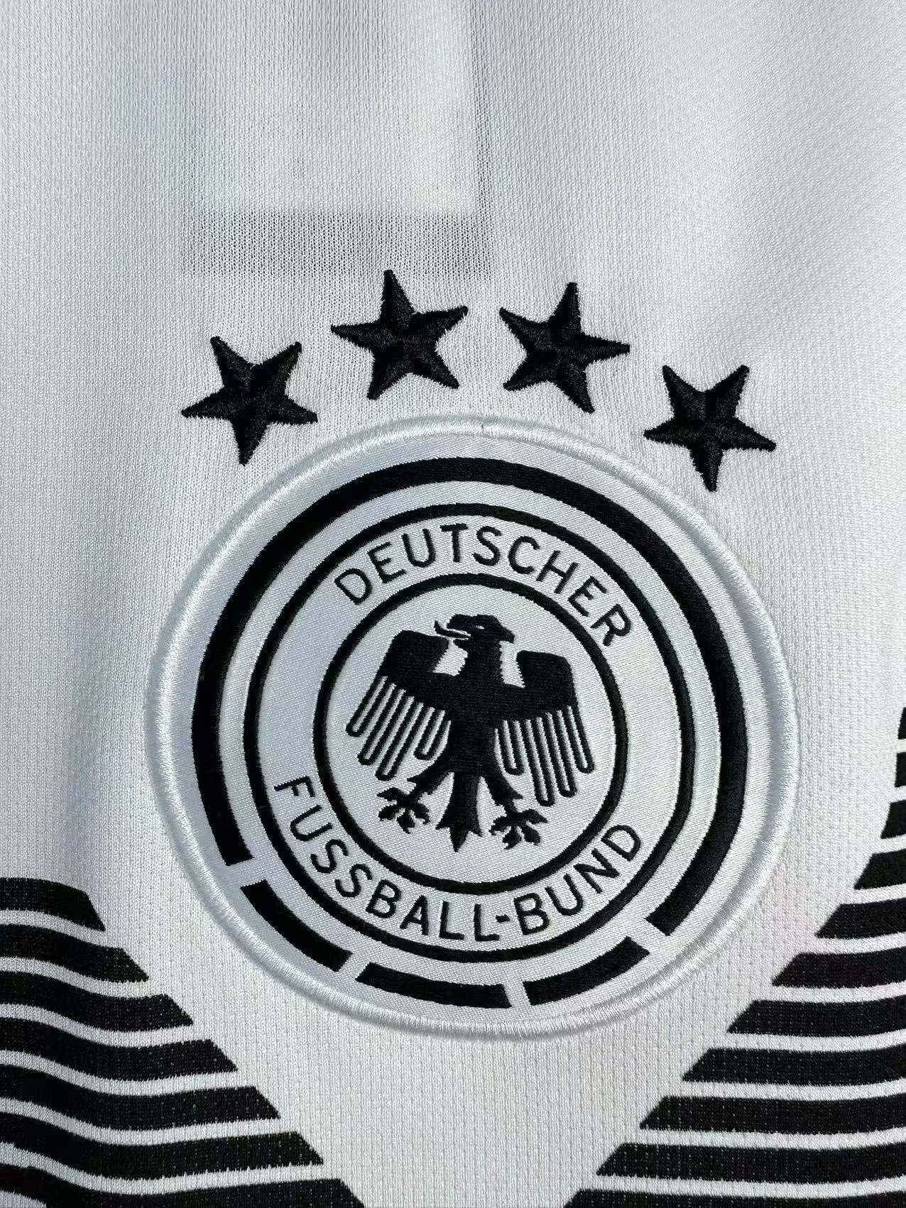 2018Germany Home Retro Jersey view 3