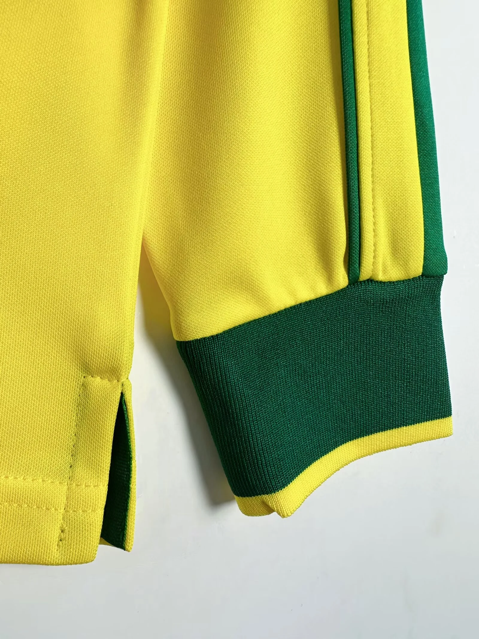 1998 Brazil Home Long Sleeve Retro Jersey view 8