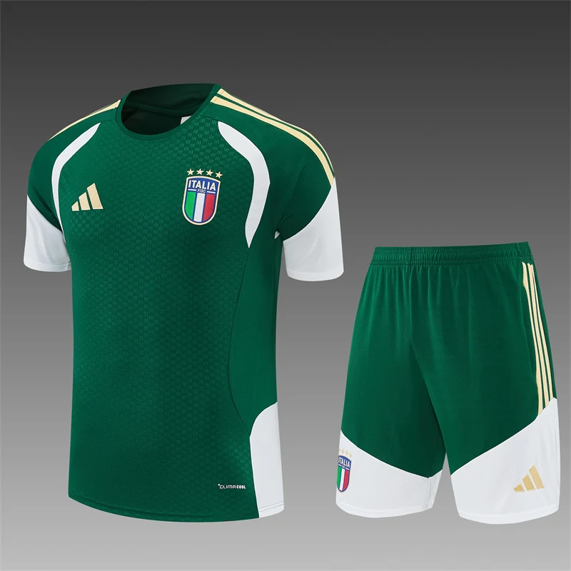 2026-27 Italy Green Short-Sleeve Training Jersey