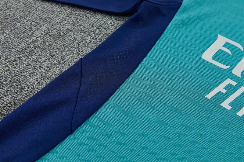2025-26 Arsenal Green Half-Zip Training Jersey view 4