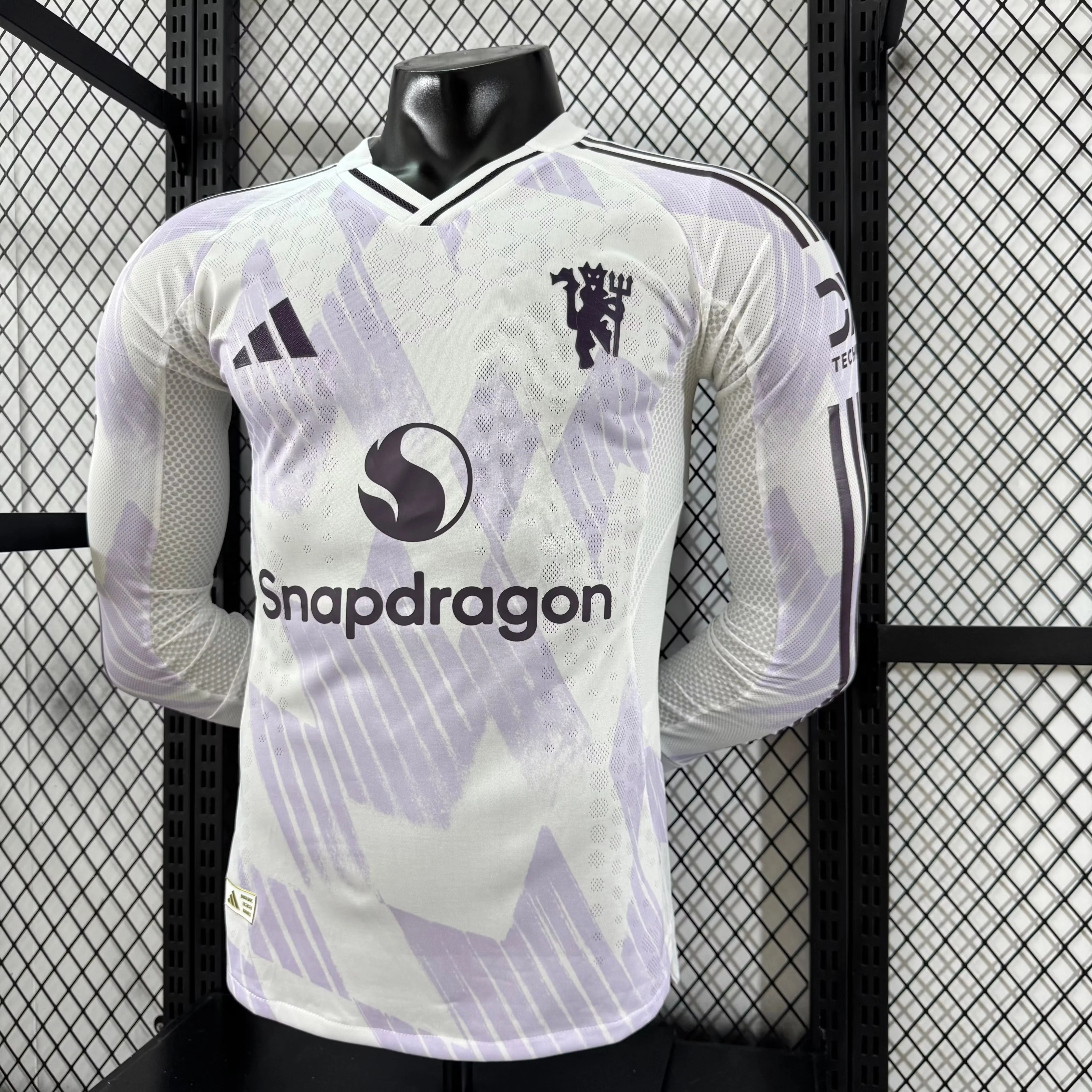 2025-26 Manchester City Away Long-Sleeve Jersey – Player Version