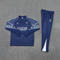 2025-26 Paris Royal Blue [Champions League Edition] Half-Drawn Training Jersey view 16