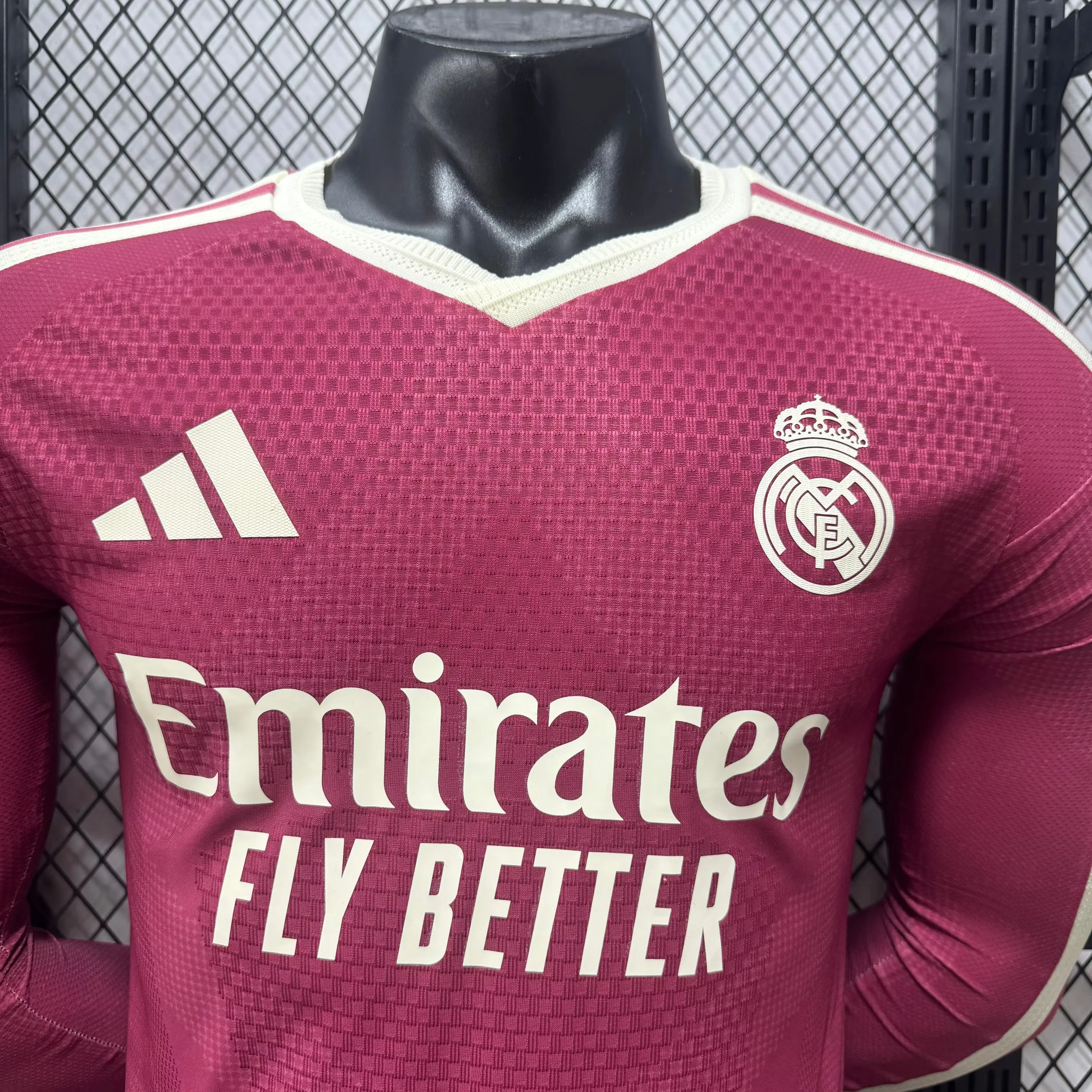 2026-27 Real Madrid Away Long-Sleeve Jersey – Player Version view 3