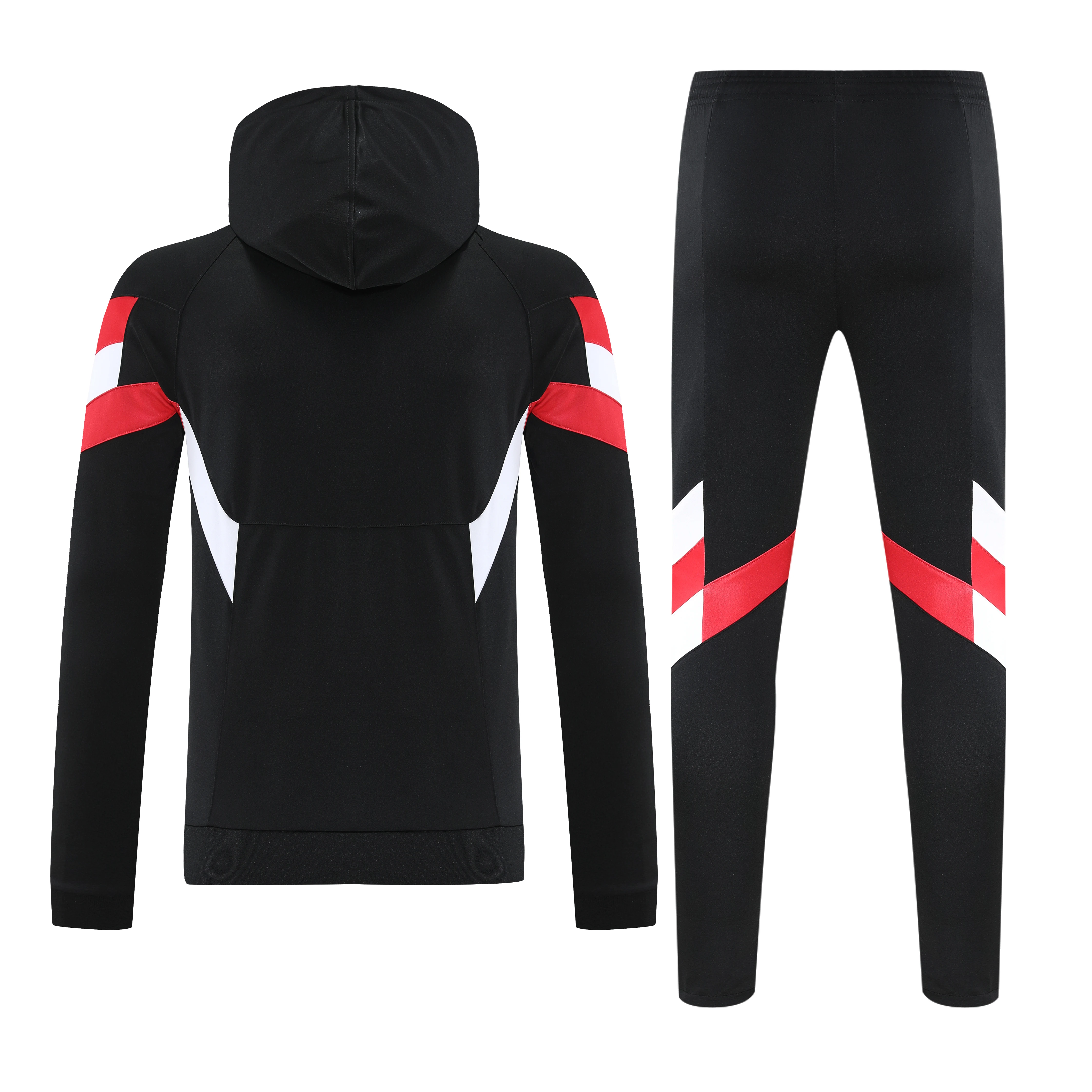 2025-26 Manchester United Black Training Hooded Jersey view 16