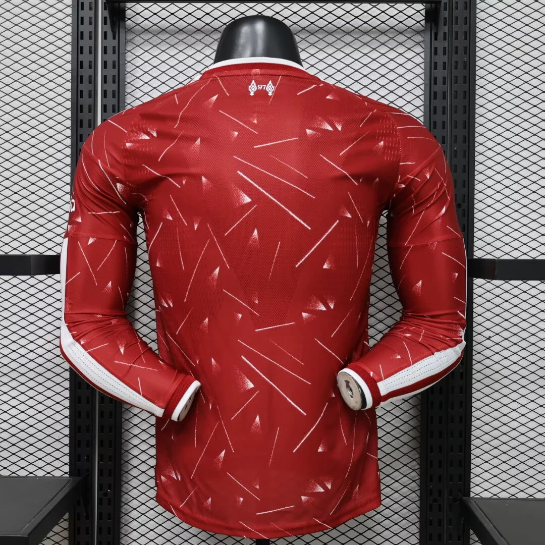 2026-27 Liverpool Home Long-Sleeve Jersey – Player Version view 2
