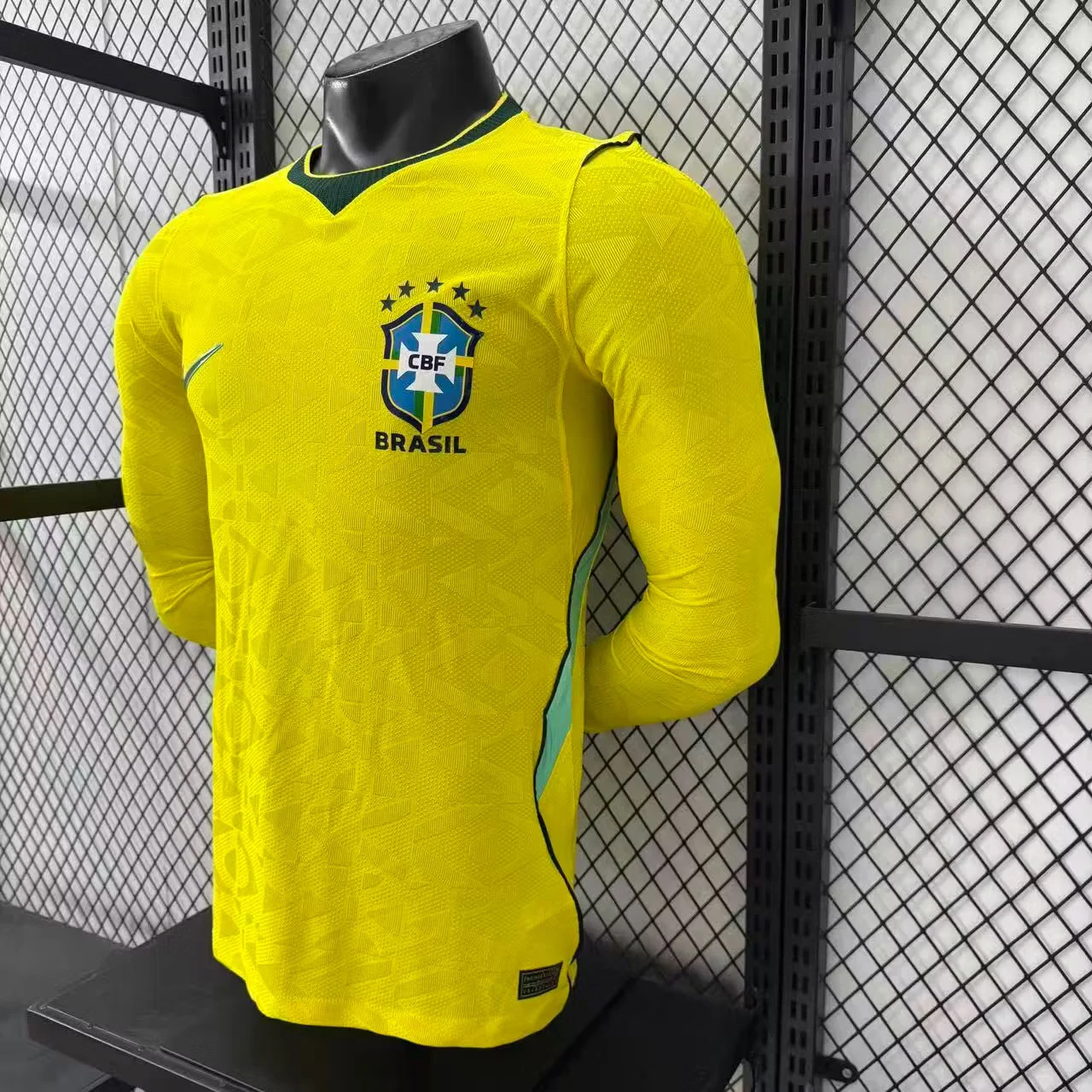 2026-27 Brazil Home Long-Sleeve Jersey - Player Version view 9