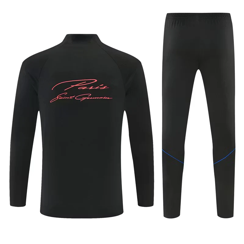 2026-27 Paris Black Half-Zip Training Jersey view 19