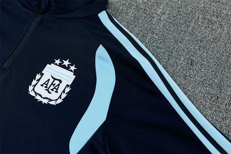 2026-27 Argentina Royal Blue Half-Zip Training Jersey view 5