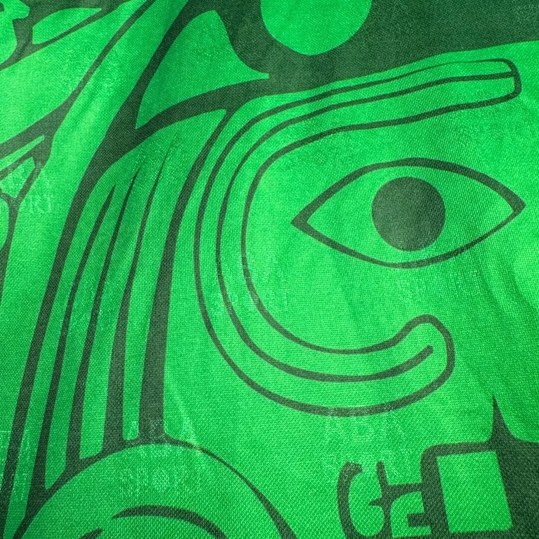 1998 Mexico Home Jacquard Retro Jersey view 3