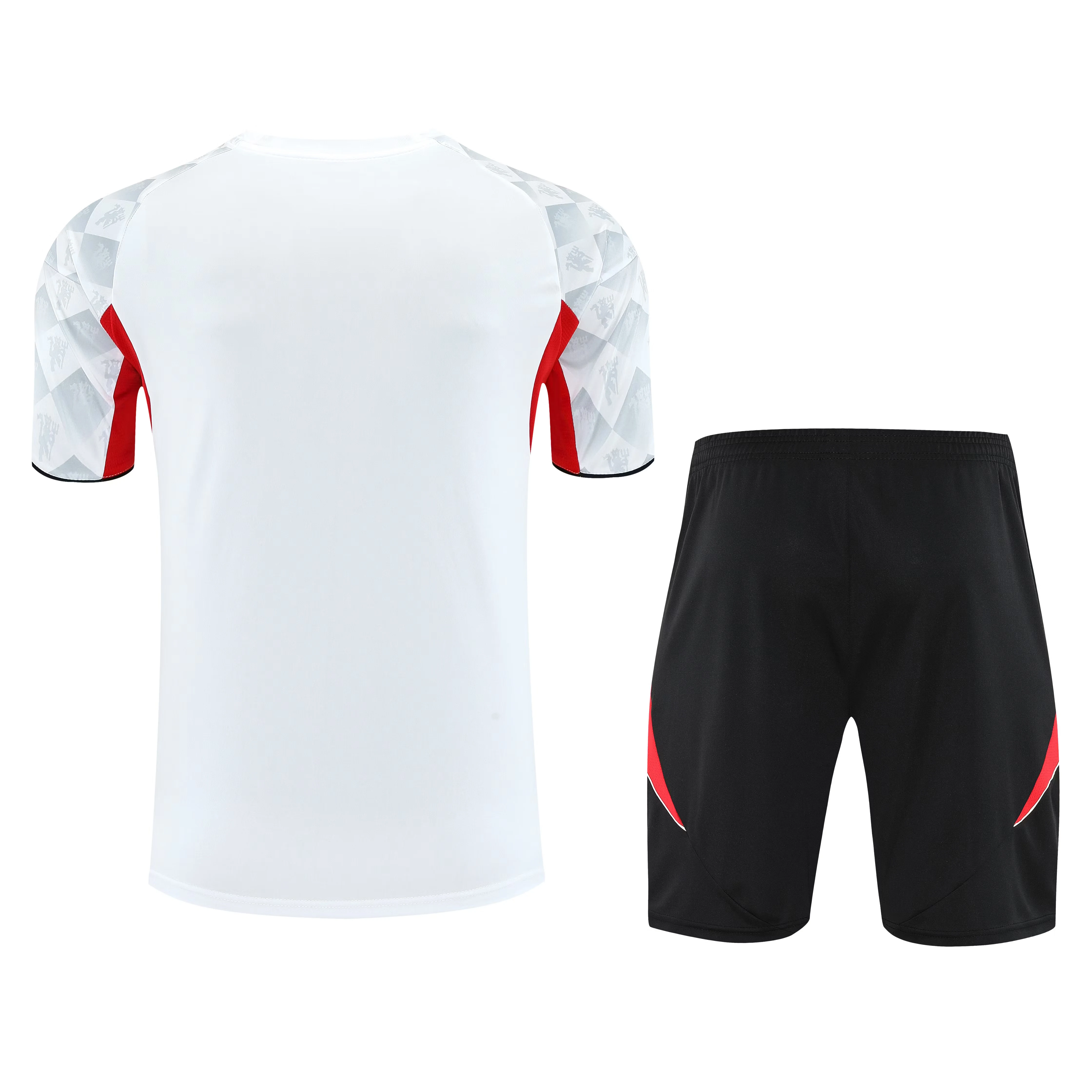2025-26 Manchester United white short-sleeved training jersey view 2