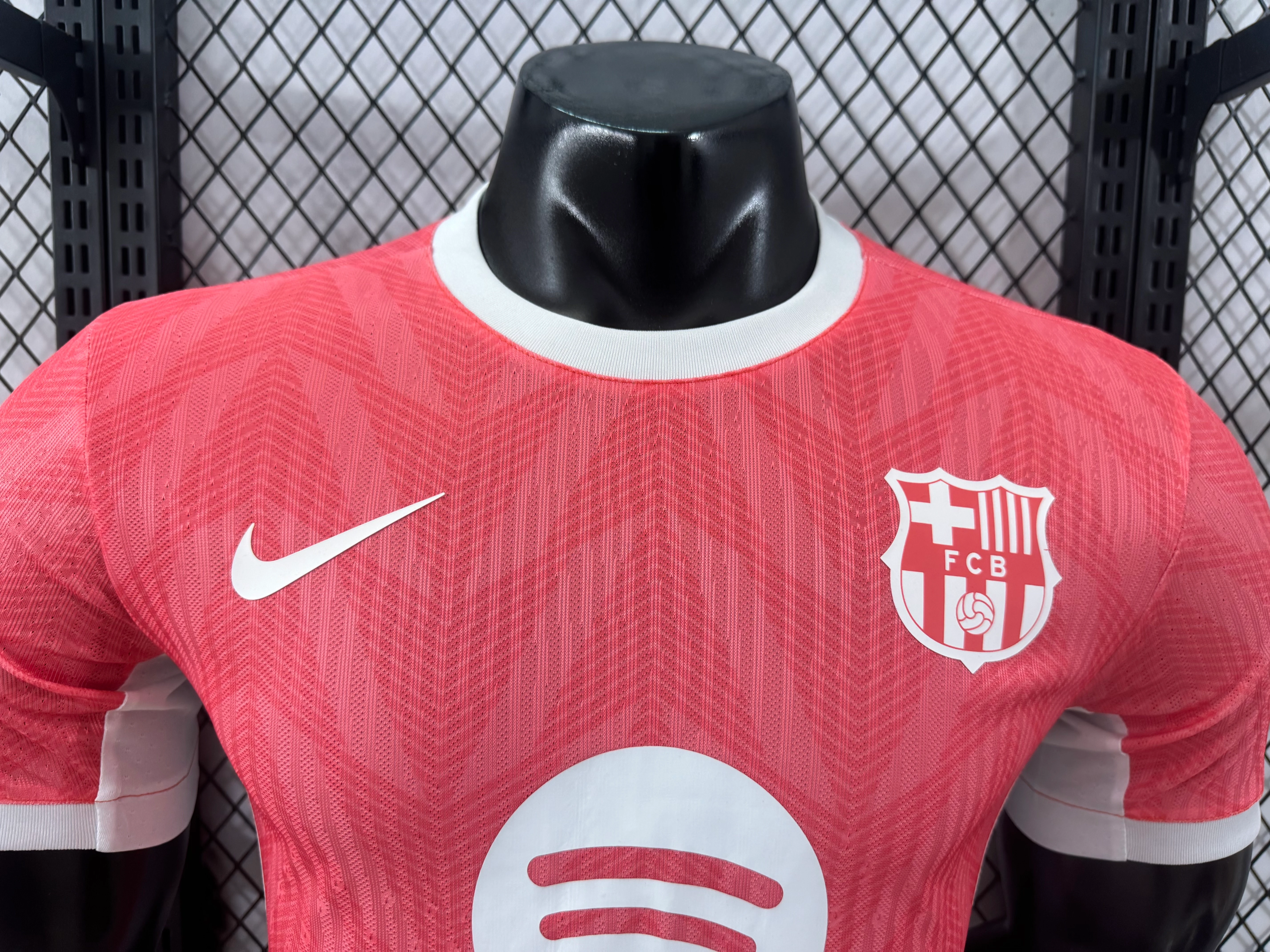 2025-26 Barcelona Special Pink Edition Jersey – Player Version view 3