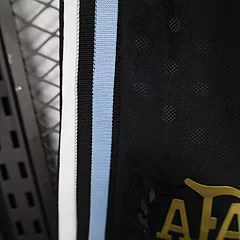 2025-26 Argentina Black Shorts Jersey - Player Edition view 4