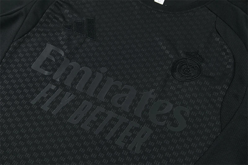 2026-27 Real Madrid Black Short-Sleeve Training Jersey view 12