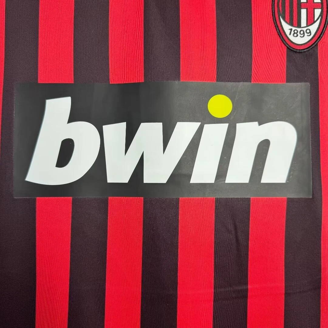 2007-08 AC Home Retro Jersey view 6