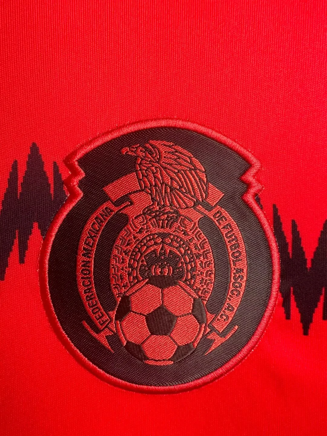 2014 Mexico Home Retro Jersey view 5