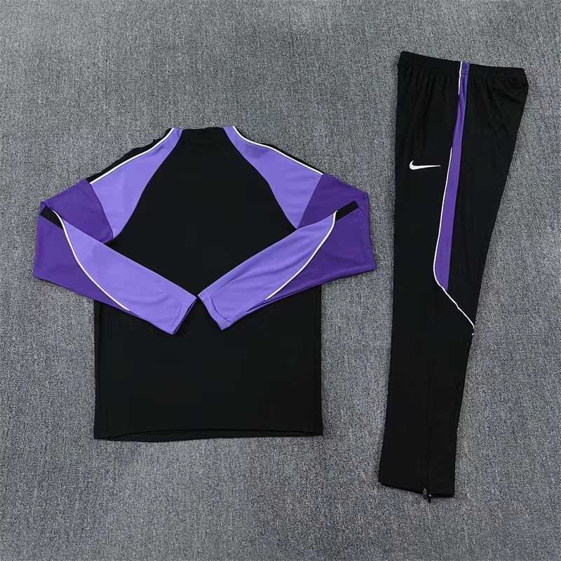 2026-27 Tottenham Hotspur Black Half-Zip Training Kit view 16