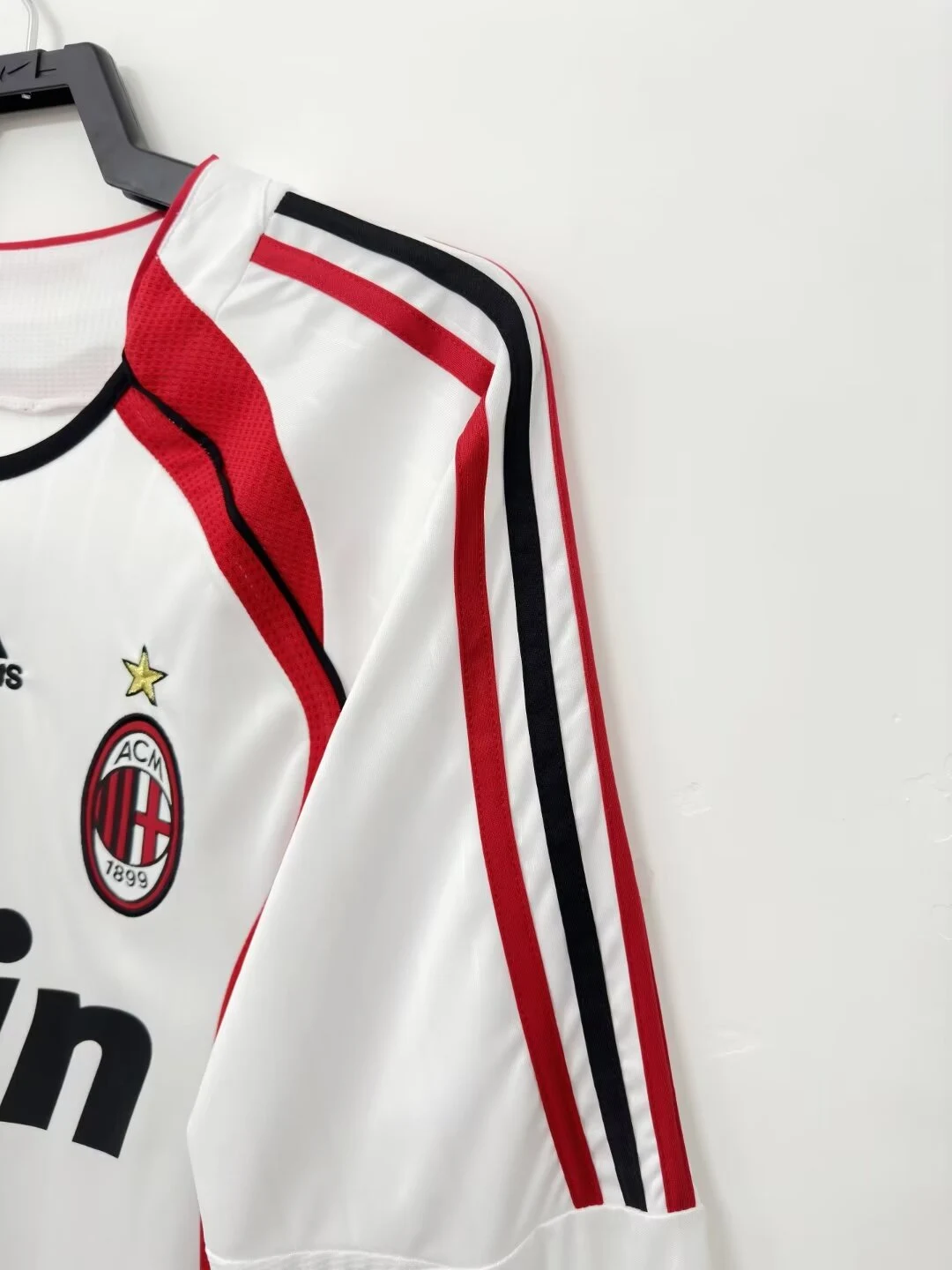 2006-07 AC Away Long Sleeve Retro Jersey view 6