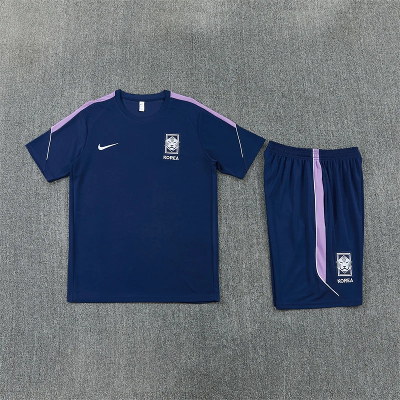 2026-27 South Korea Royal Blue Short-Sleeve Training Jersey view 13
