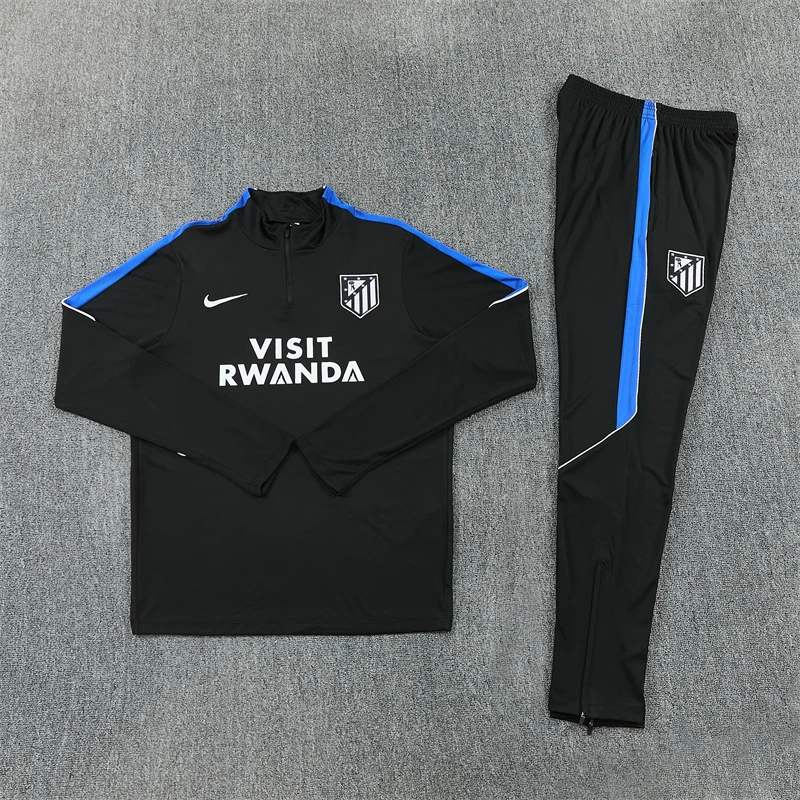 2026-27 Atlético Madrid Black Half-Zip Training Jersey view 11