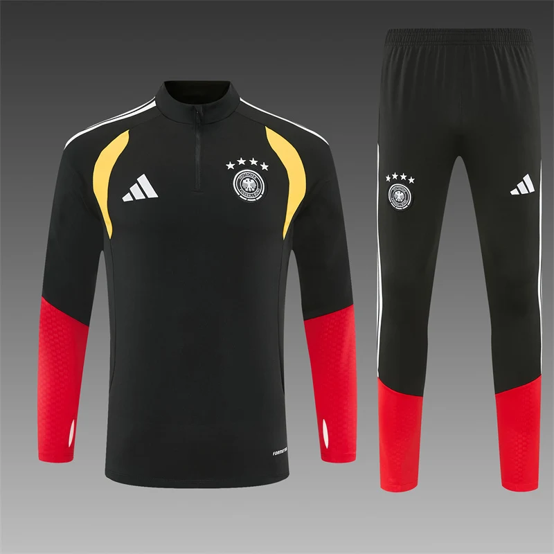 2026-27 Germany Black Half-Zip Training Jersey view 3