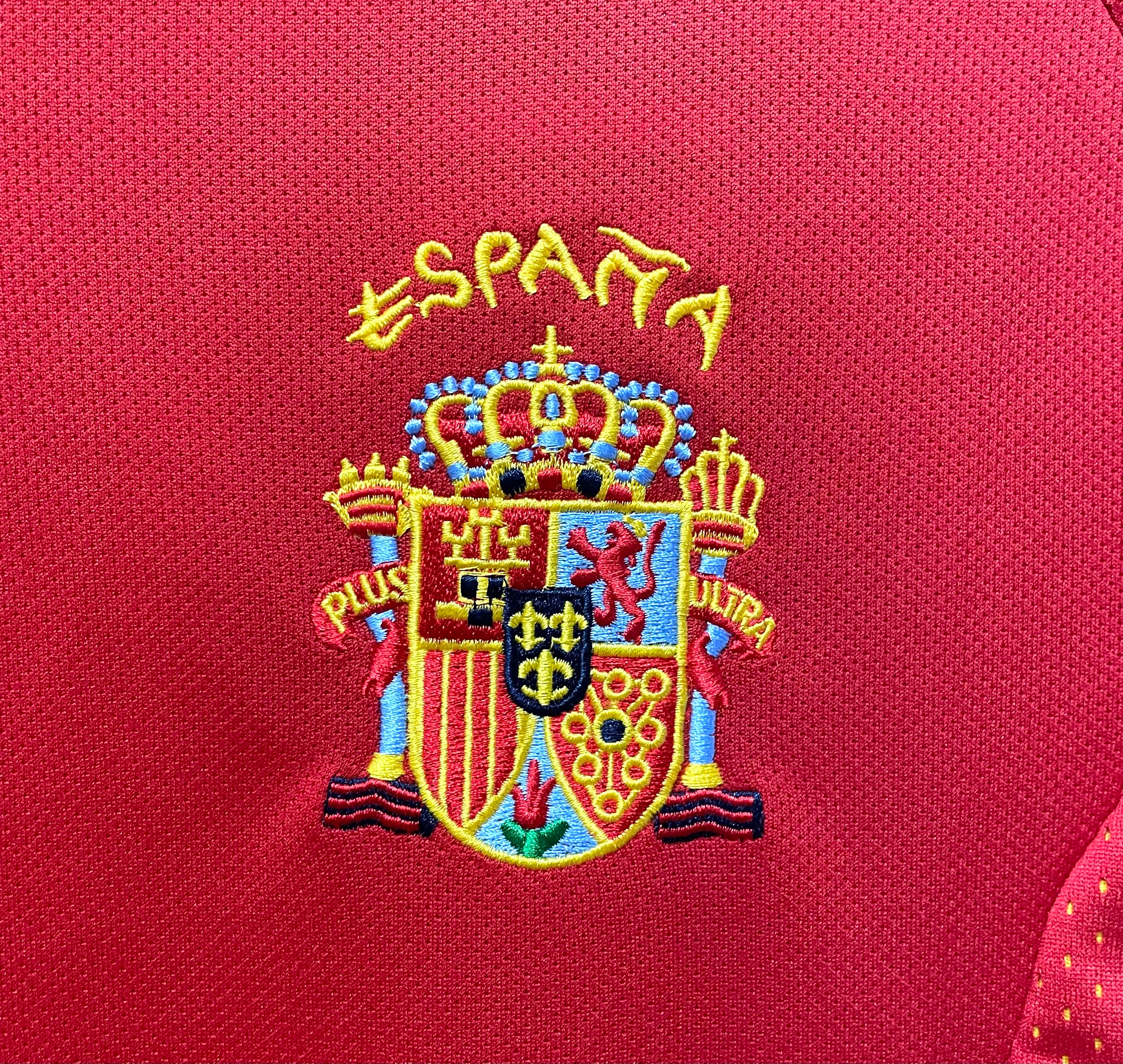 2002 Spain Home Retro Jersey view 6