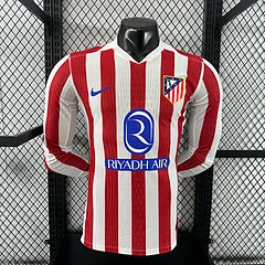 2025-26 Atletico Madrid Home Long Sleeve Shirt - Player Edition view 11