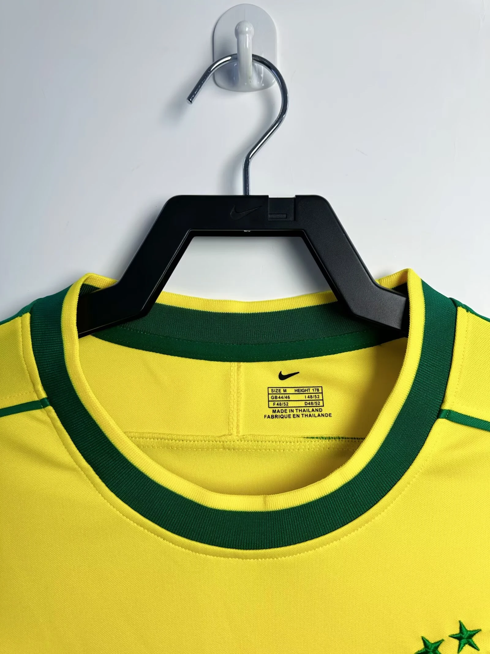 1998 Brazil Home Long Sleeve Retro Jersey view 7